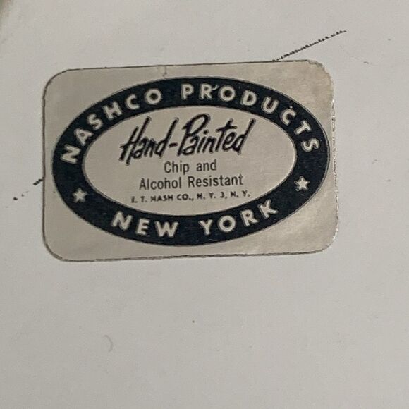 Vintage Nashco Mew York Round Hand-Painted Flower Metal Tray Pierced
Lace Edge - Picture 3 of 17